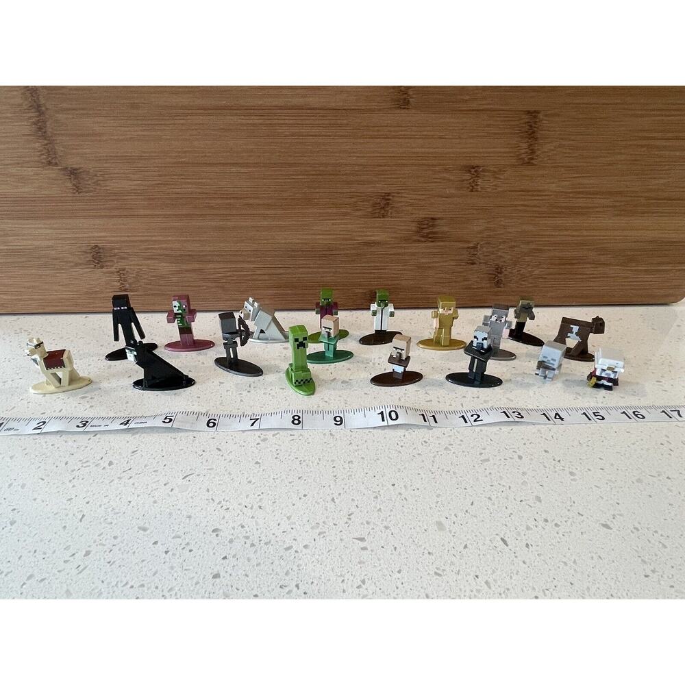 Minecraft Nano Metalfigs Diecast Figure Jada Toys Lot Of 16‎